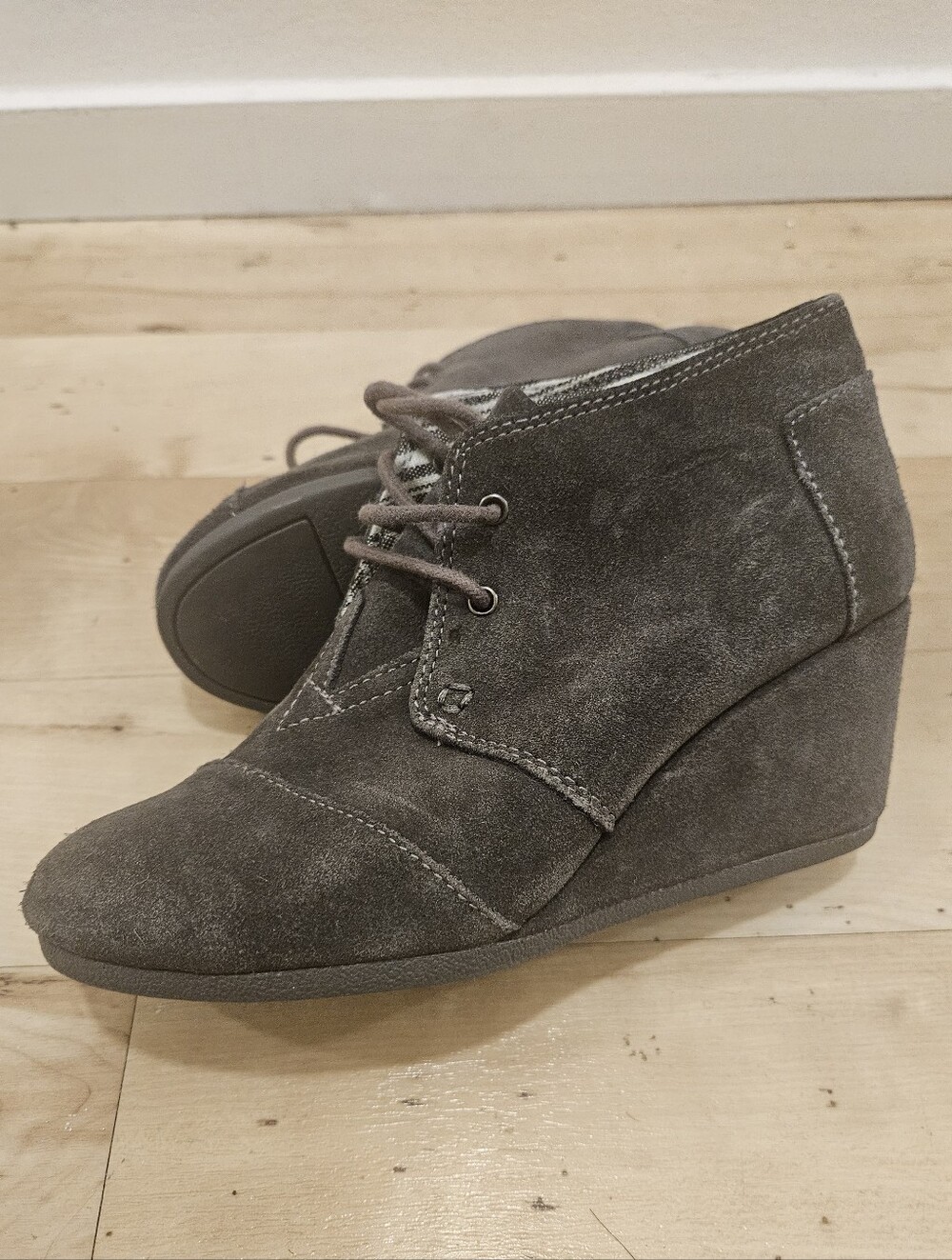 Toms Desert Wedge Bootie 7